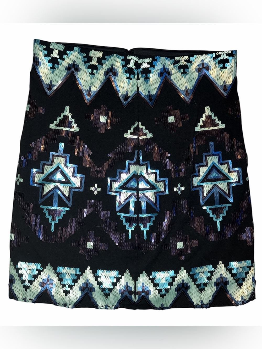 Express Sequin Mini Skirt Stretchy Bachelorette Party Concert Women’s Medium